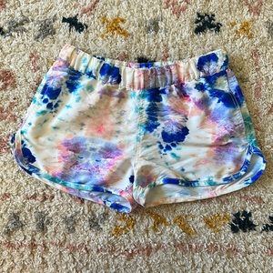 Women’s tie-dye shorts. Worn a few times.